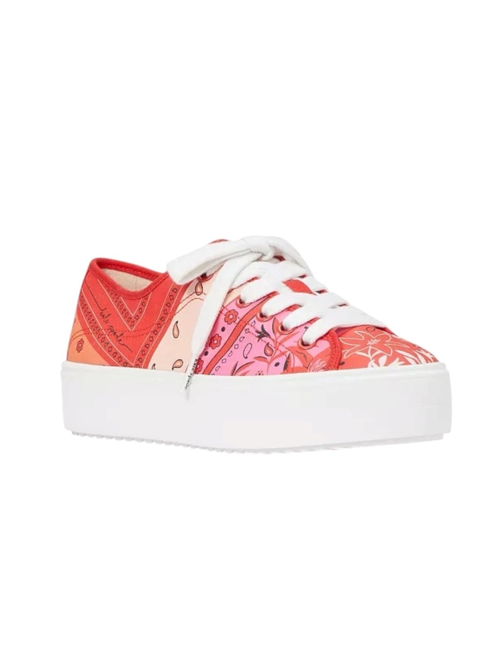 Kate Spade Women's Serve Bandana Patchwork Sneakers